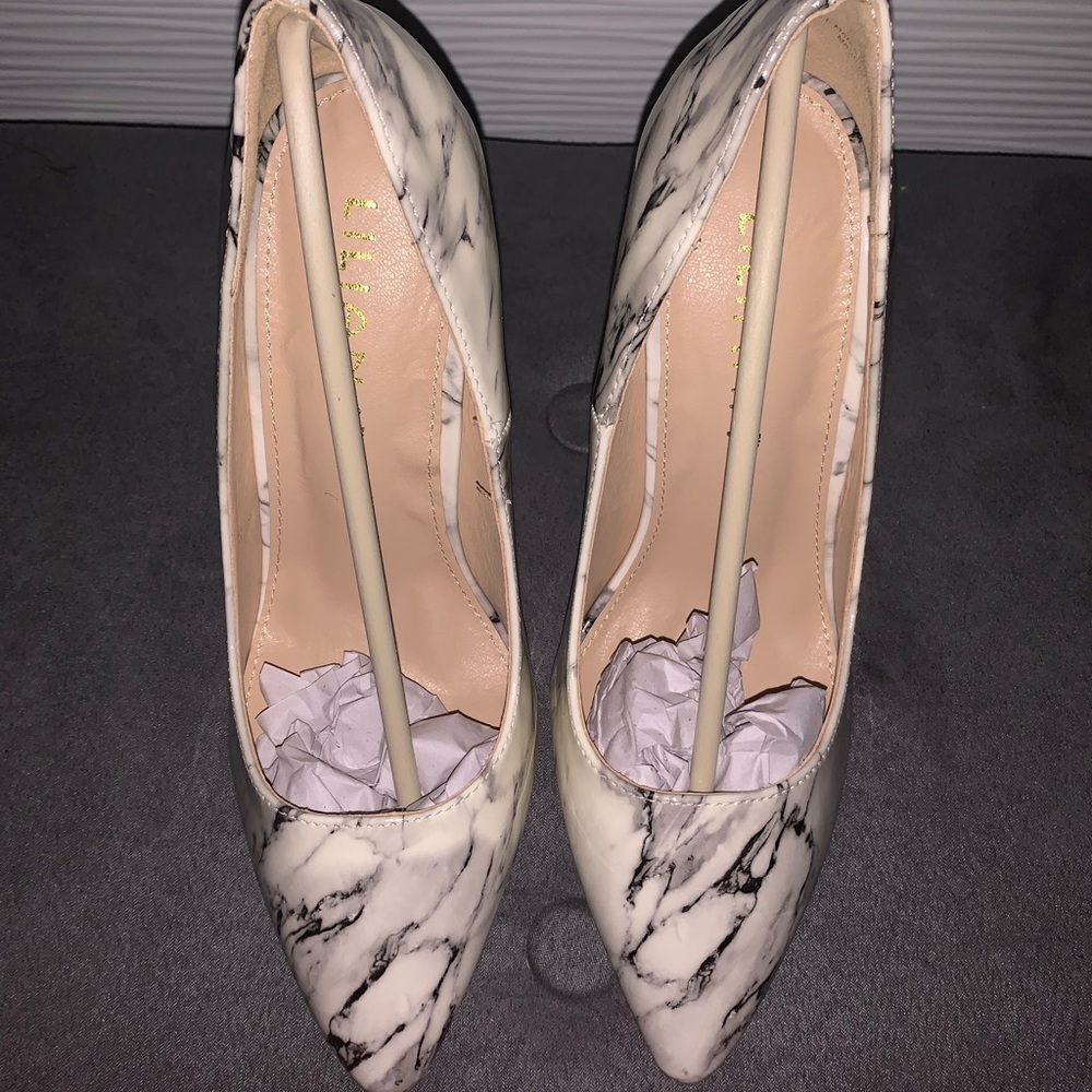 Marble Patterned Heels - Picture 2 of 5